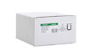 Vit kartong med etikett: "Texp 839597, DigiFan Box, Smooth Bright, 1 Pal, 120 F1.26".