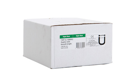 Vit kartong med etikett: "Texp 839597, DigiFan Box, Smooth Bright, 1 Pal, 120 F1.26".