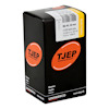 Förpackning med TJEP klammer, BE-90, 35 mm, 3000 st. Tillverkad av Unimerco. Webbadress: www.tjep.dk.