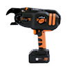 Najmaskin TJEP Ultra Grip 40 med orange och svart design, inklusive batteri nederst.