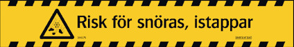 AVSPÄRRNINGSBAND SNÖRAS 75MMX50M