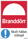 SKYLT BRANDDÖRR 100X135 DE