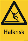 SKYLT HALKRISK 210X297 PL