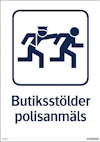 SKYLT BUTIKSSTÖLDER 148X210 DE