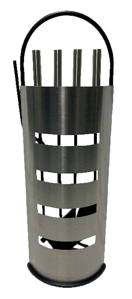 ELDSTÄLL ROSTFRITT 4 REDS KAP