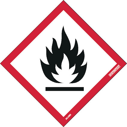 SKYLT PIKTOGRAM BRANDFARL 80X80 DE