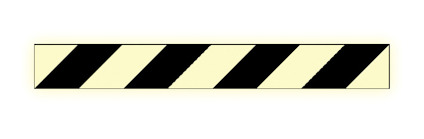 VARNINGSMARKERING GOLV 1000X50DE