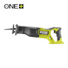 Tigersåg med grönt och svart handtag, märkt Ryobi Brushless, av typen 18V One+.