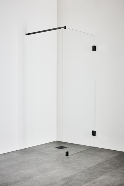 DUSCHVÄGG INFINITY 100 SVART