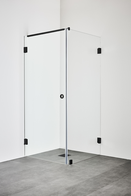 DUSCHHÖRN INFINITY COMBI SVART80X100