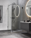 DUSCHHÖRN INFINITY COMBI SVART80X100