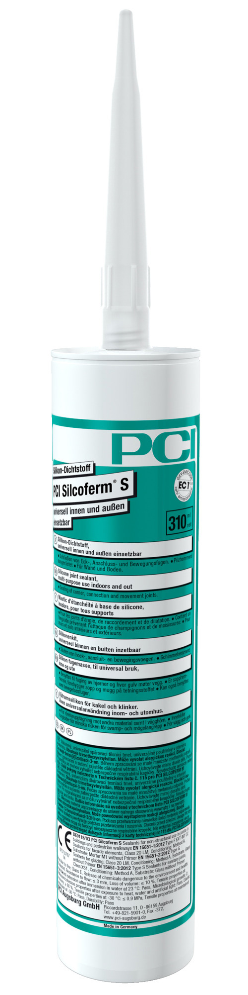 FOGMASSA SILIKON PCI SILCOFERMS 20 VIT 310 ML - PCI