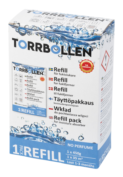REFILL FÖR FUKTSLUKARE TORRBOLLEN 1-PACK