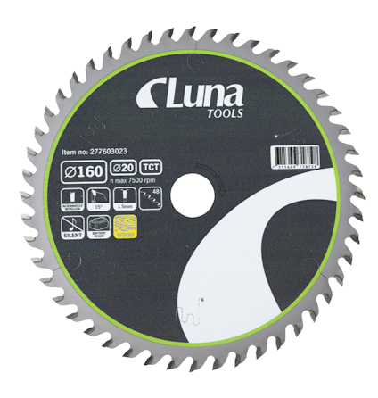 CIRKELSÅGKLINGA TCT EXTRA THINLUNA 160X20 Z48