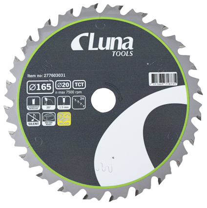 CIRKELSÅGKLINGA TCT EXTRA THINLUNA 165X20 Z24
