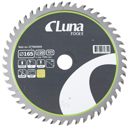 CIRKELSÅGKLINGA TCT EXTRA THINLUNA 165X20 Z48