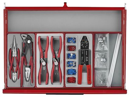 VERKTYGSSET 628 DELAR TENG TOOLS RÖD 26 TUM