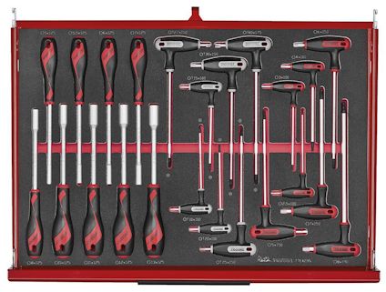 VERKTYGSSET 278 DELAR TENG TOOLS RÖD 26 TUM FOAM