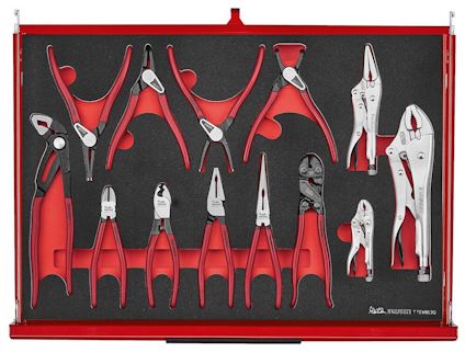 VERKTYGSSET 335 DELAR TENG TOOLS RÖD 26 TUM FOAM