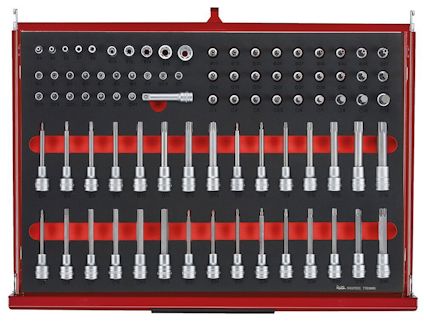 VERKTYGSSET 335 DELAR TENG TOOLS RÖD 26 TUM FOAM