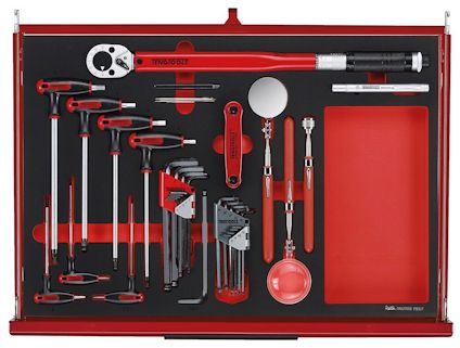 VERKTYGSSET 335 DELAR TENG TOOLS RÖD 26 TUM FOAM