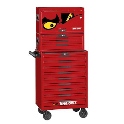 VERKTYGSSET 1033 DELAR TENG TOOLS RÖD 26 TUM