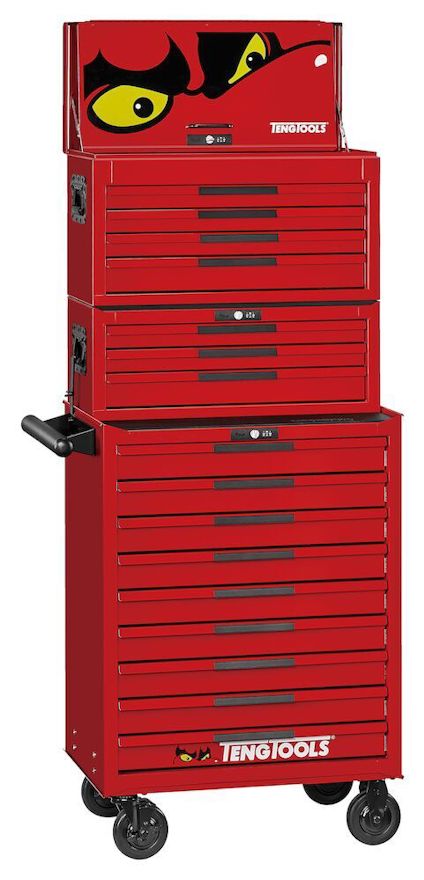 VERKTYGSSET 1033 DELAR TENG TOOLS RÖD 26 TUM