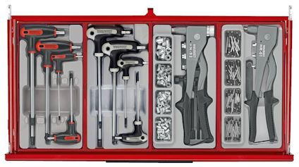 VERKTYGSSET 1033 DELAR TENG TOOLS RÖD 26 TUM