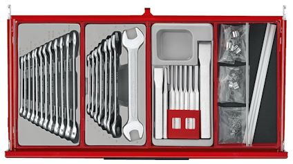 VERKTYGSSET 1033 DELAR TENG TOOLS RÖD 26 TUM