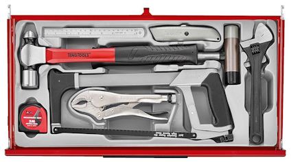 VERKTYGSSET 1033 DELAR TENG TOOLS RÖD 26 TUM