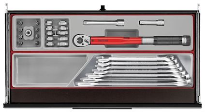 VERKTYGSSET 1033 DELAR TENG TOOLS SVART 26 TUM