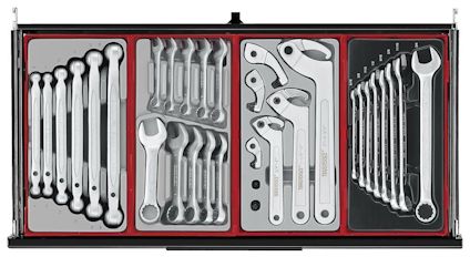 VERKTYGSSET 1033 DELAR TENG TOOLS SVART 26 TUM