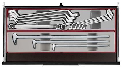 VERKTYGSSET 1033 DELAR TENG TOOLS SVART 26 TUM