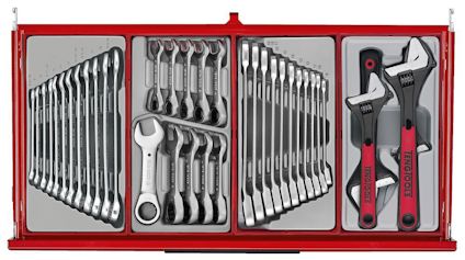 VERKTYGSSET 1034 DELAR TENG TOOLS RÖD 26 TUM