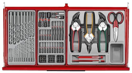 VERKTYGSSET 1034 DELAR TENG TOOLS RÖD 26 TUM