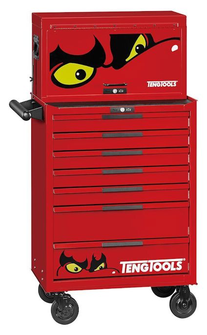 VERKTYGSSET 418 DELAR TENG TOOLS RÖD 26 TUM FOAM