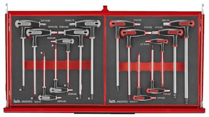 VERKTYGSSET 418 DELAR TENG TOOLS RÖD 26 TUM FOAM