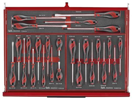 VERKTYGSSET 418 DELAR TENG TOOLS RÖD 26 TUM FOAM