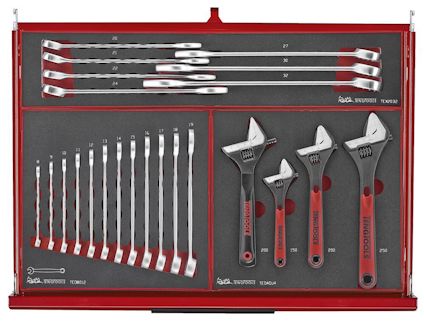 VERKTYGSSET 418 DELAR TENG TOOLS RÖD 26 TUM FOAM