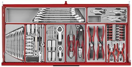 VERKTYGSSET 663 DELAR TENG TOOLS RÖD 37 TUM