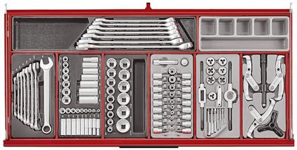 VERKTYGSSET 663 DELAR TENG TOOLS RÖD 37 TUM