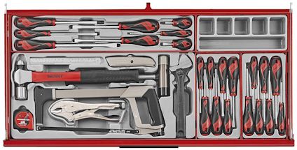 VERKTYGSSET 663 DELAR TENG TOOLS RÖD 37 TUM