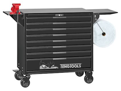 VERKTYGSSET 1008 DELAR TENG TOOLS SVART 37 TUM