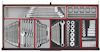 VERKTYGSSET 1008 DELAR TENG TOOLS SVART 37 TUM