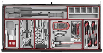 VERKTYGSSET 1008 DELAR TENG TOOLS SVART 37 TUM