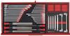 VERKTYGSSET 637 DELAR TENG TOOLS RÖD 37 TUM FOAM