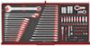 VERKTYGSSET 513 DELAR TENG TOOLS RÖD 37 TUM FOAM
