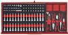 VERKTYGSSET 513 DELAR TENG TOOLS RÖD 37 TUM FOAM