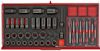 VERKTYGSSET 513 DELAR TENG TOOLS RÖD 37 TUM FOAM