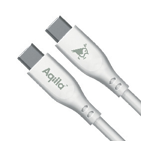 LADDKABEL USB C T. C SILI KON 2M VIT - Thomee